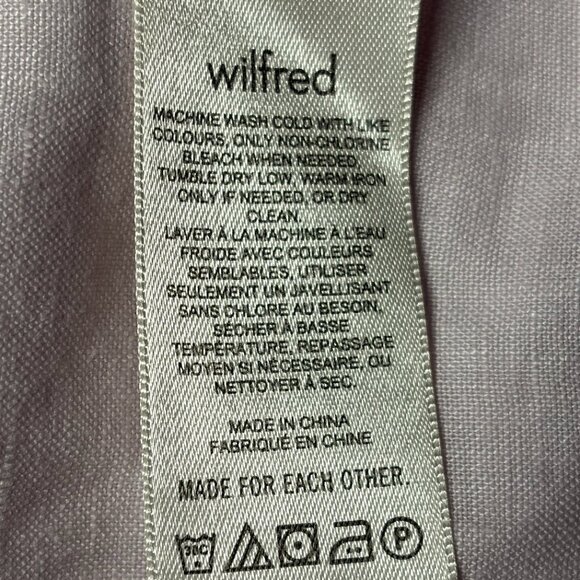 Aritzia Wilfred 100% Organic Linen Freeform Button Up Shirt Jacket Size S - Picture 9 of 10